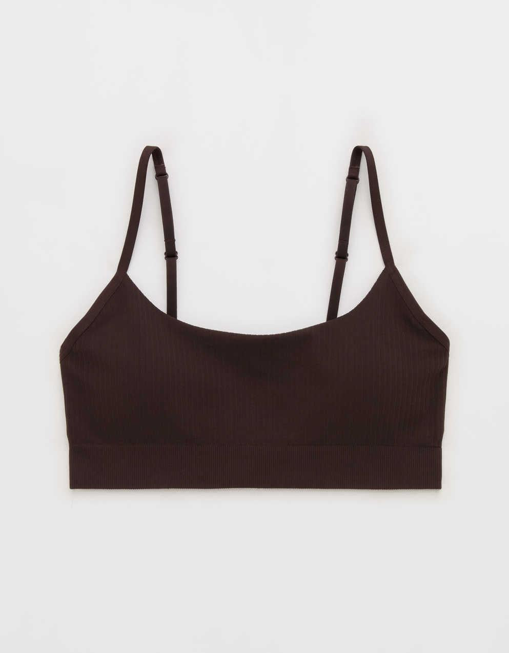 Superchill Seamless Rib Padded Scoop Bralette