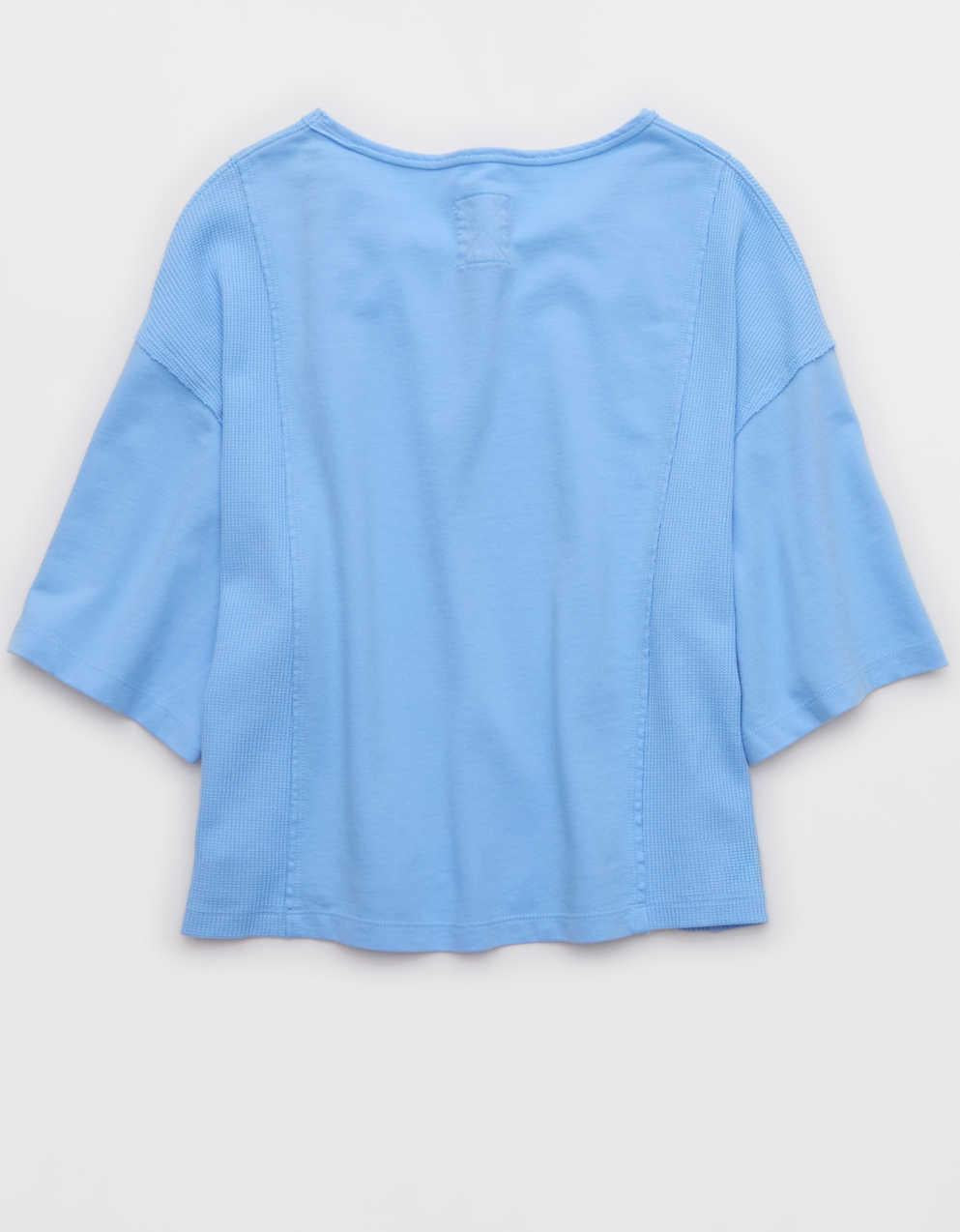 Aerie Unwind Waffle T-Shirt