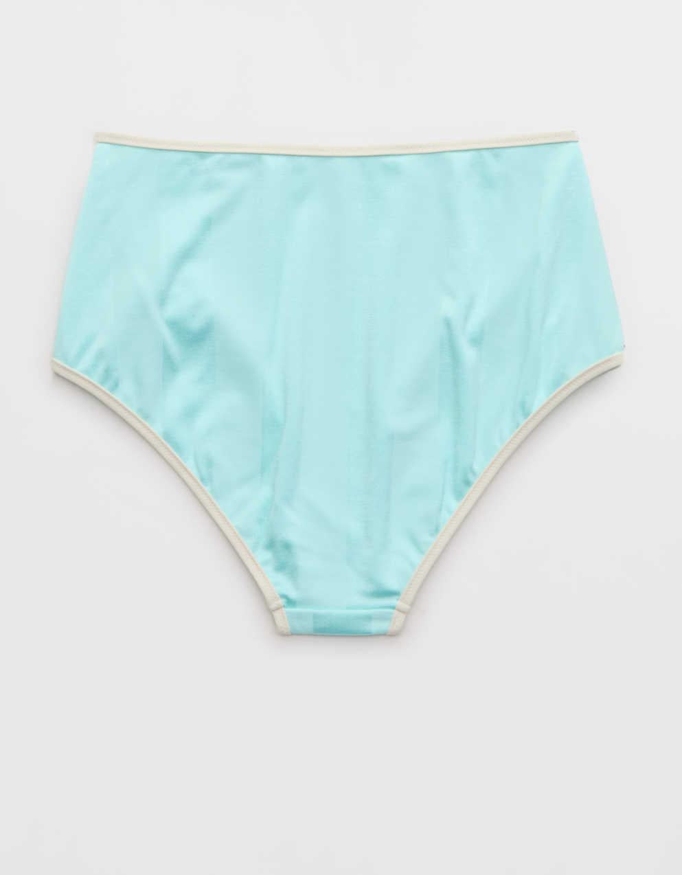 Aerie High Waisted Shine Bikini Bottom
