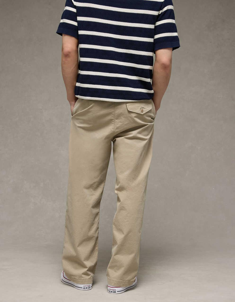 AE Flex Baggy Lived-In Khaki Pant