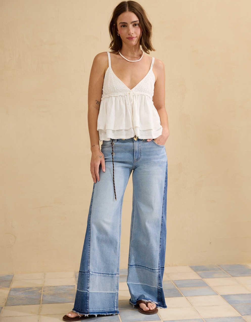 AE Low-Rise Baggy Ultra-Wide Leg Jean
