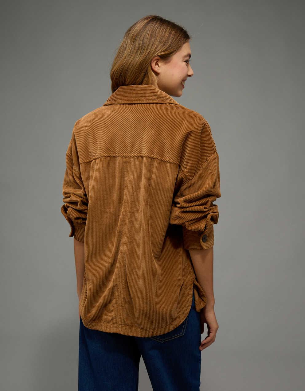 AE Oversized Corduroy Shacket
