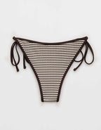 Aerie Ribbed Cheekiest Side Tie Bikini Bottom