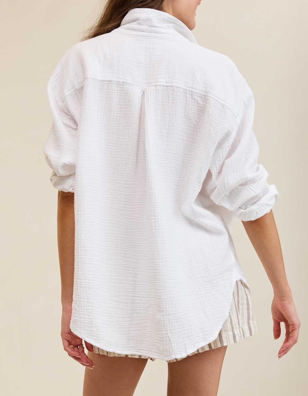 Aerie Day-Off Cover Up Shirt