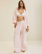 Aerie Checked Out Flannel Wide Leg Pant