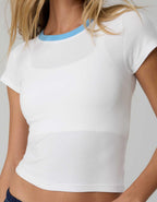 OFFLINE By Aerie Let's Stretch Ringer T-Shirt