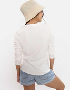 AE Long-Sleeve Waffle Plush Crew Neck Tee