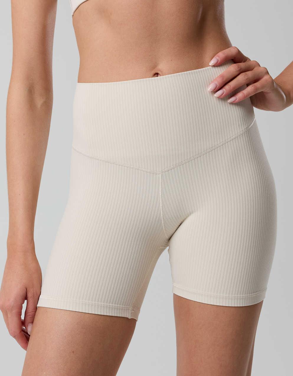 OFFLINE By Aerie Real Me XTRA Ribbed High Waisted 5" Bike Short