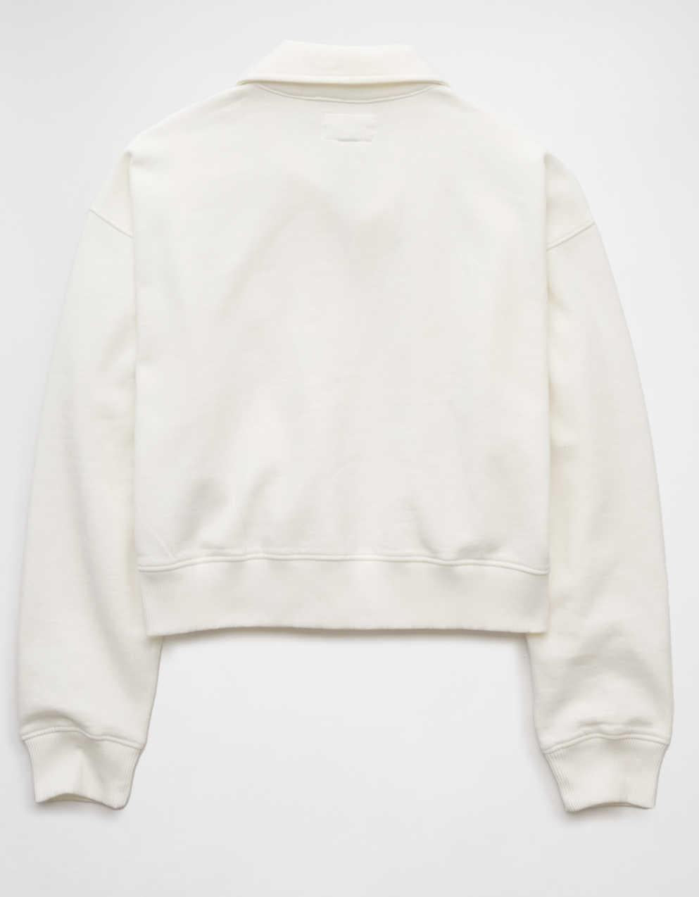 AE Cropped Polo Sweatshirt