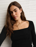 AE Long Sleeve Square Neck T-Shirt