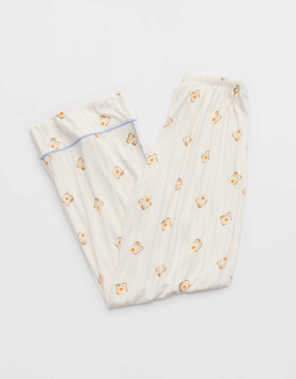 OVERSLEPT by Aerie Real Soft® Piping PJ Pant