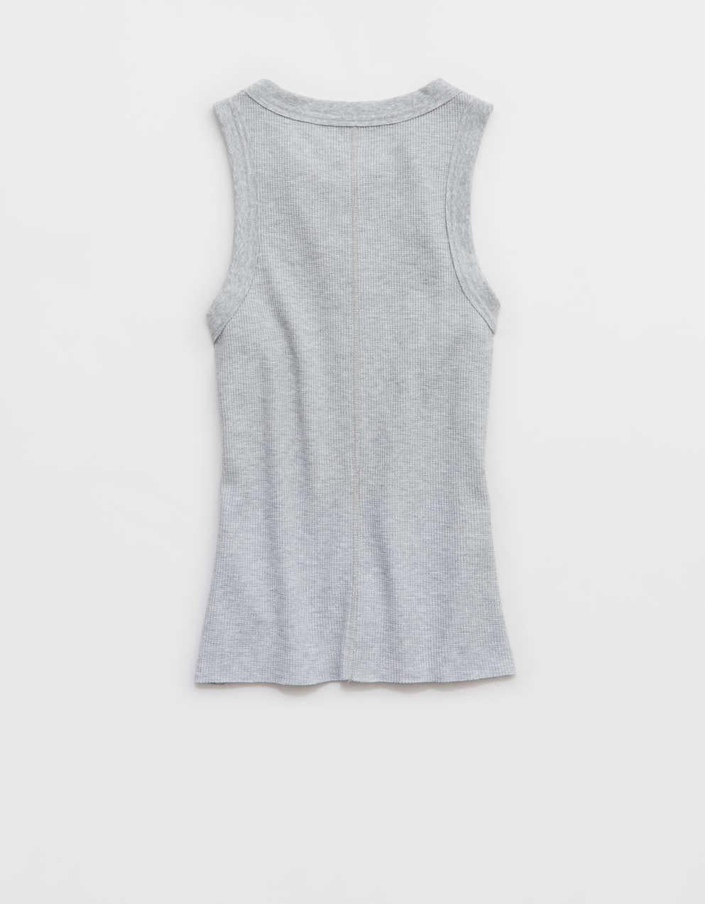 Aerie Unwind Waffle Henley Tank Top