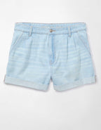 AE Strigid Denim Mom Short