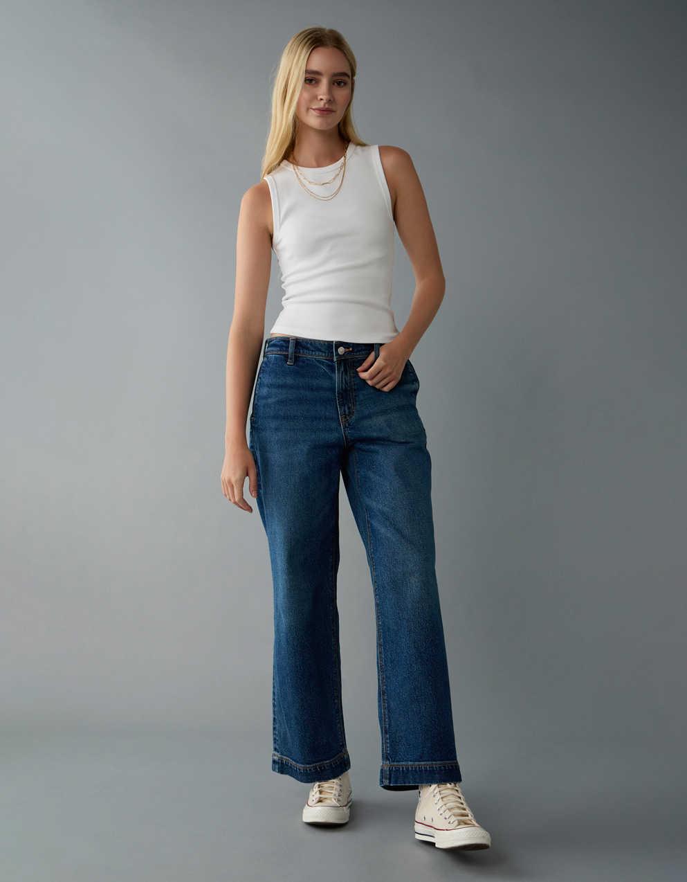 AE Stretch High-Waisted Stovepipe Jean