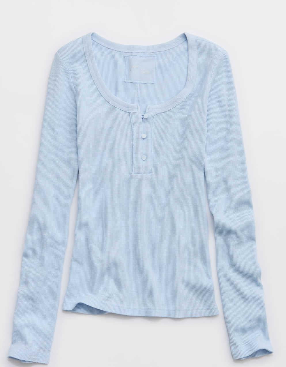 Aerie Essential Henley Layering T-Shirt