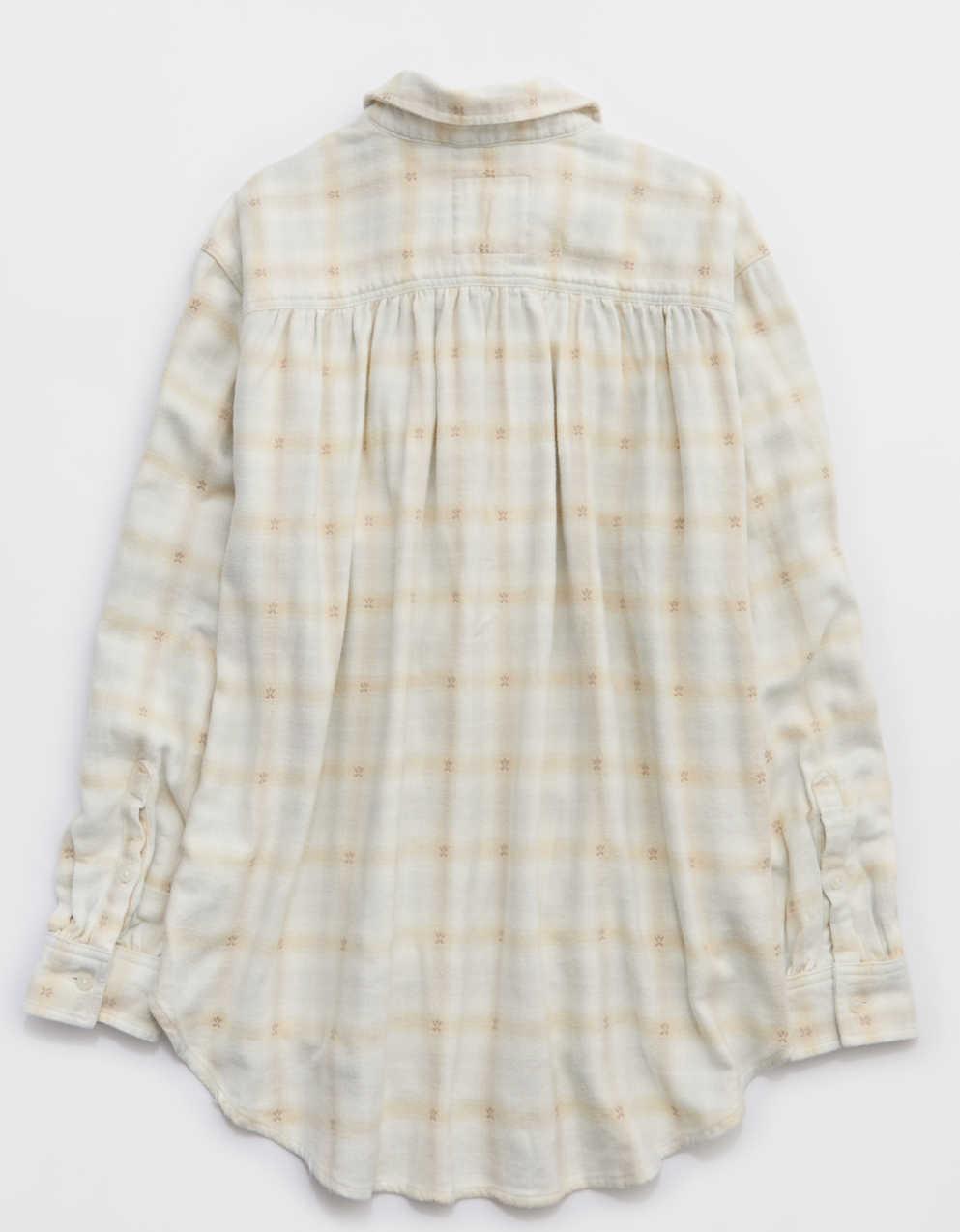 Aerie Anytime Fave Flannel Oversized Shirt