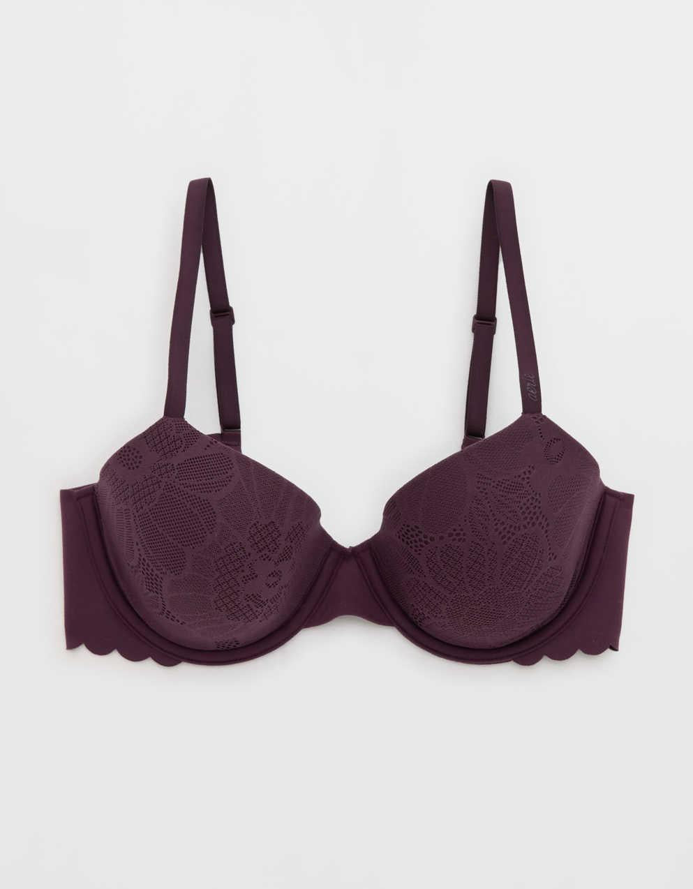 SMOOTHEZ Lace Demi Lightly Lined Bra