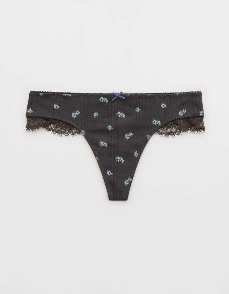 Superchill Pointelle Thong Underwear