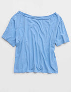 Aerie Off-The-Shoulder Relaxed T-Shirt