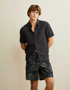 AE Standard Fit Linen-Blend Button-Up Shirt