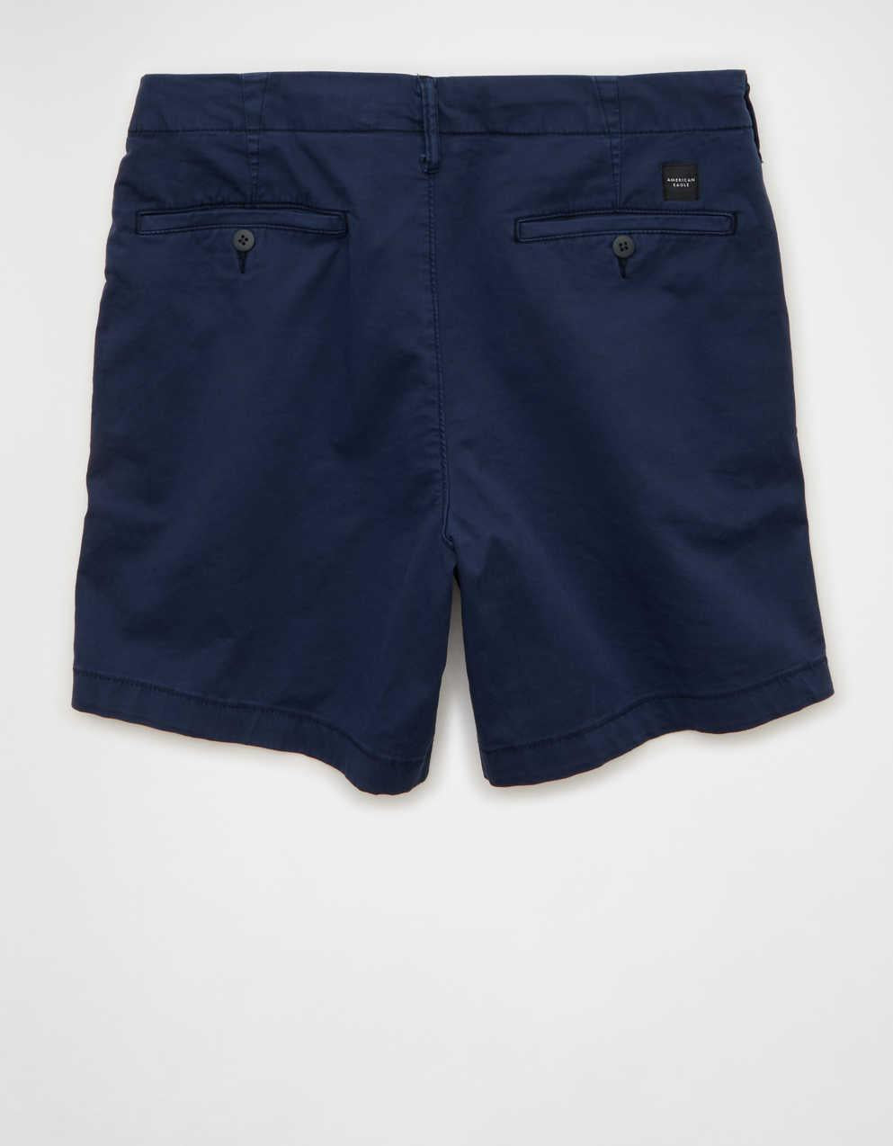 AE 7" Flex Lived-In Khaki Short