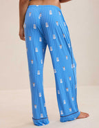 OVERSLEPT by Aerie Real Soft® Piping PJ Pant