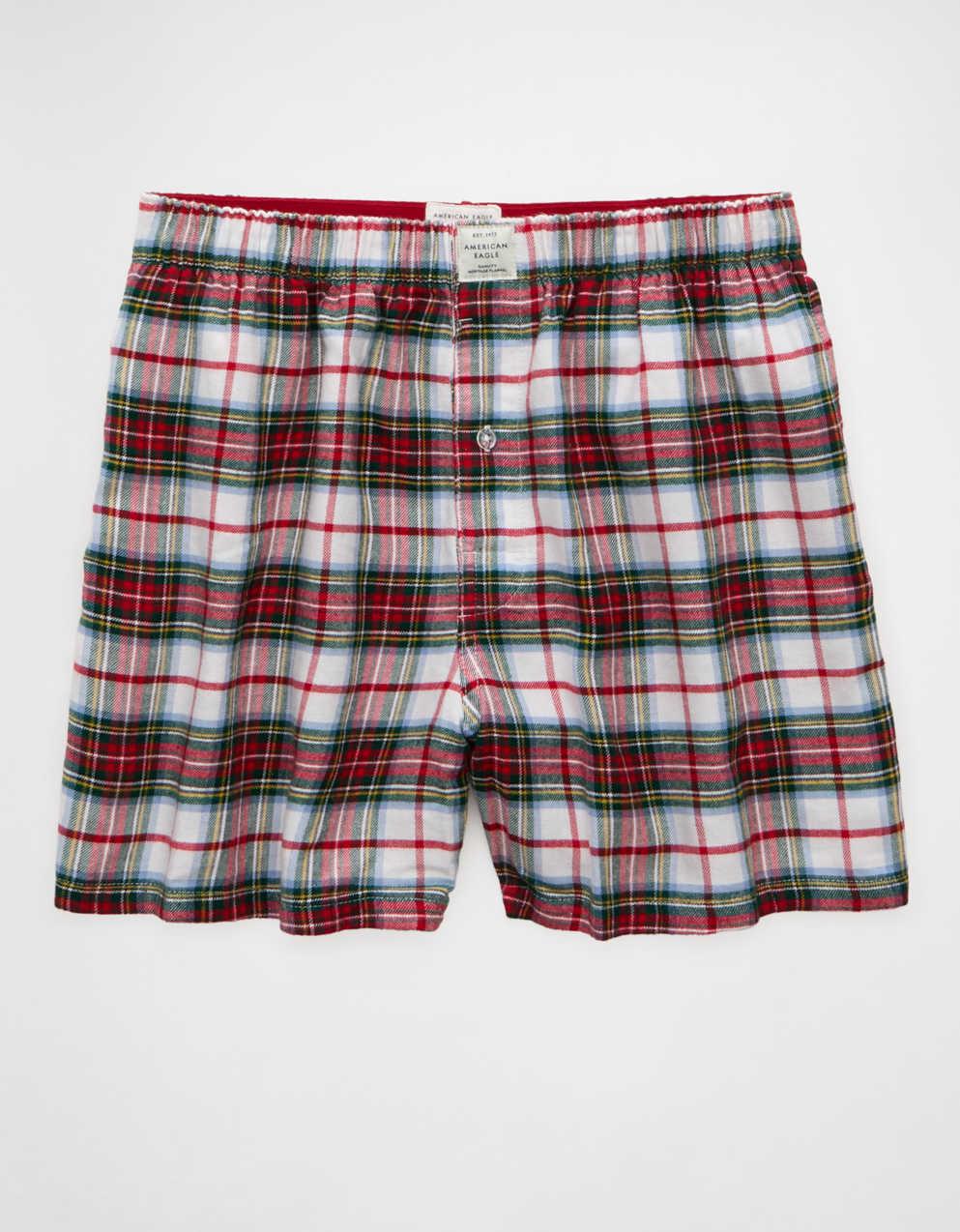 AEO Plaid Pocket Boxer Short