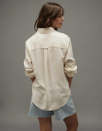AE Bestie Long-Sleeve Button-Up Shirt