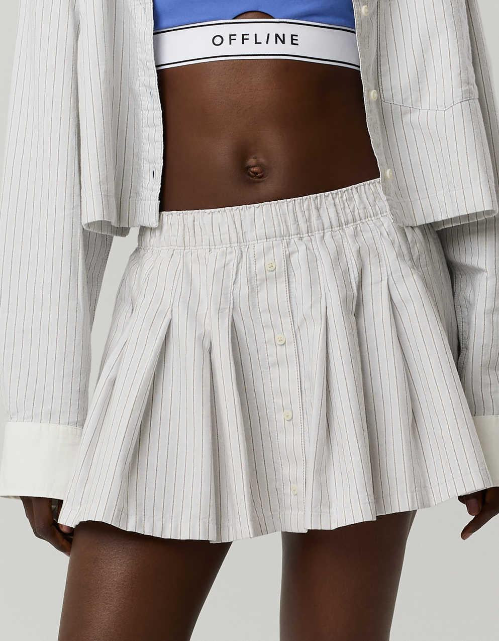 OFFLINE By Aerie Oxford Mini Skirt