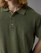 AE Weekend Washed Sweater Polo Shirt
