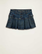 AE Super Low-Rise Pleated Micro Mini Skirt