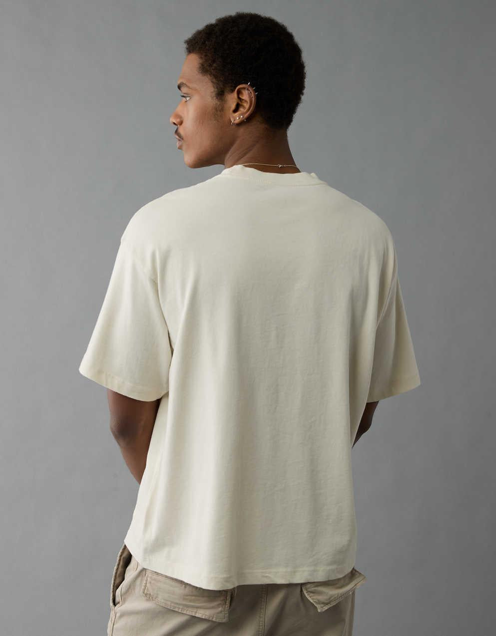 AE Laidback Luxe Heavyweight Oversized Logo Graphic T-Shirt