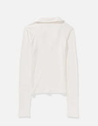 AE Long-Sleeve Plush Polo T-Shirt