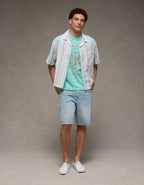 AE Pride Relaxed Fit Oxford Camp Collar Button-Up Shirt