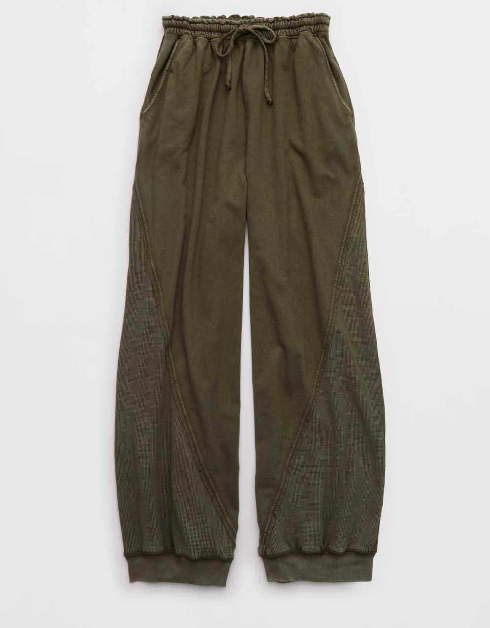 Aerie Unwind Waffle Jogger