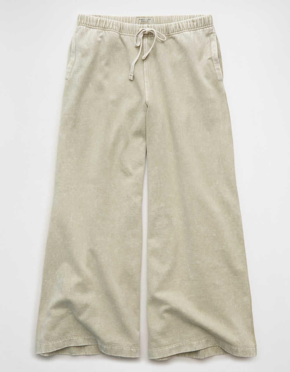 AE Everyday Luxe Wide-Leg Sweatpant