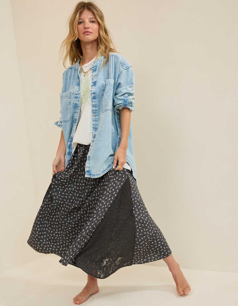 Aerie Roll With It Button Down Shirt