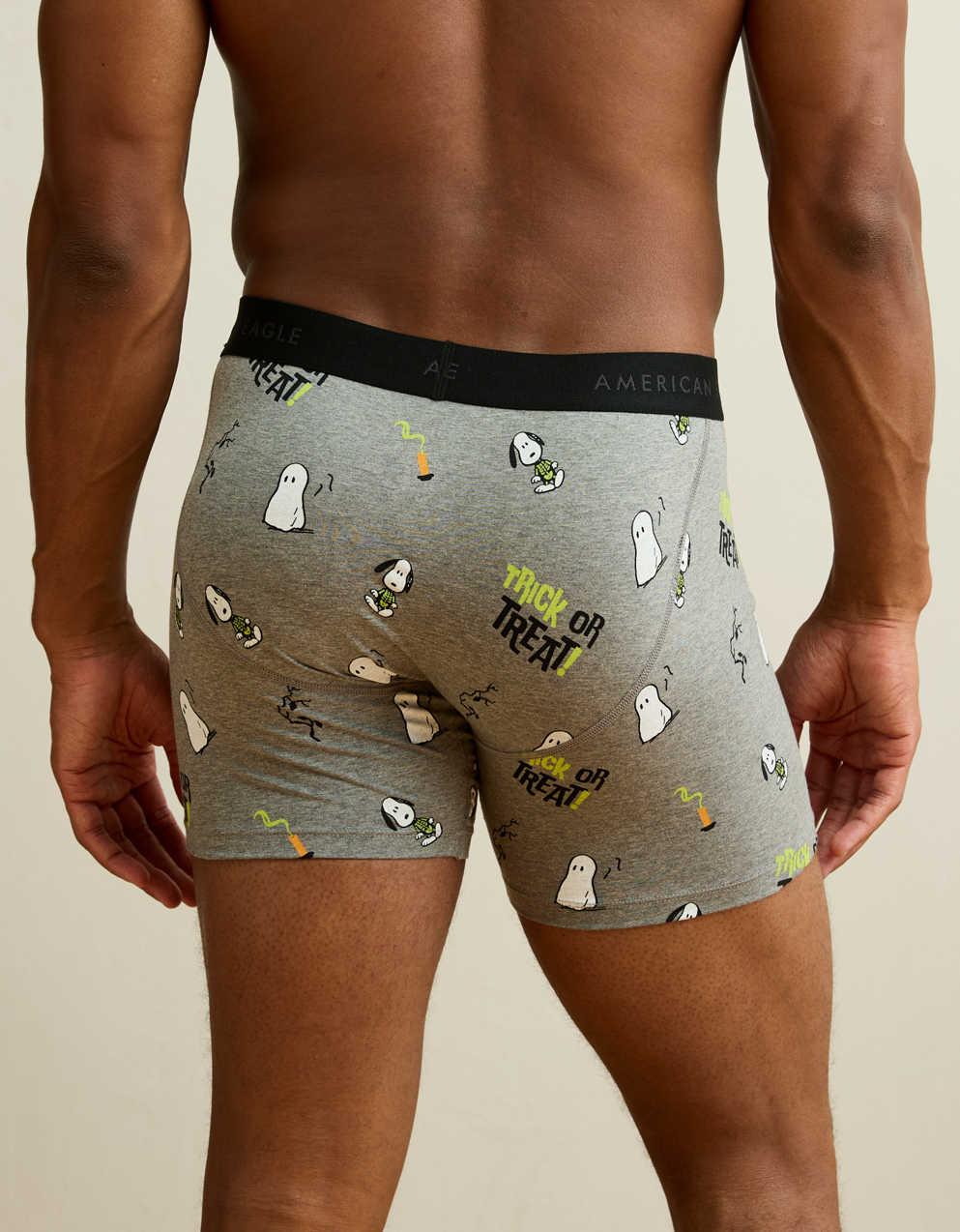 AEO Men's Halloween Snoopy 6" Classic Cotton Boxer Brief