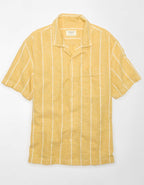 AE Poolside Striped Button-Up Shirt