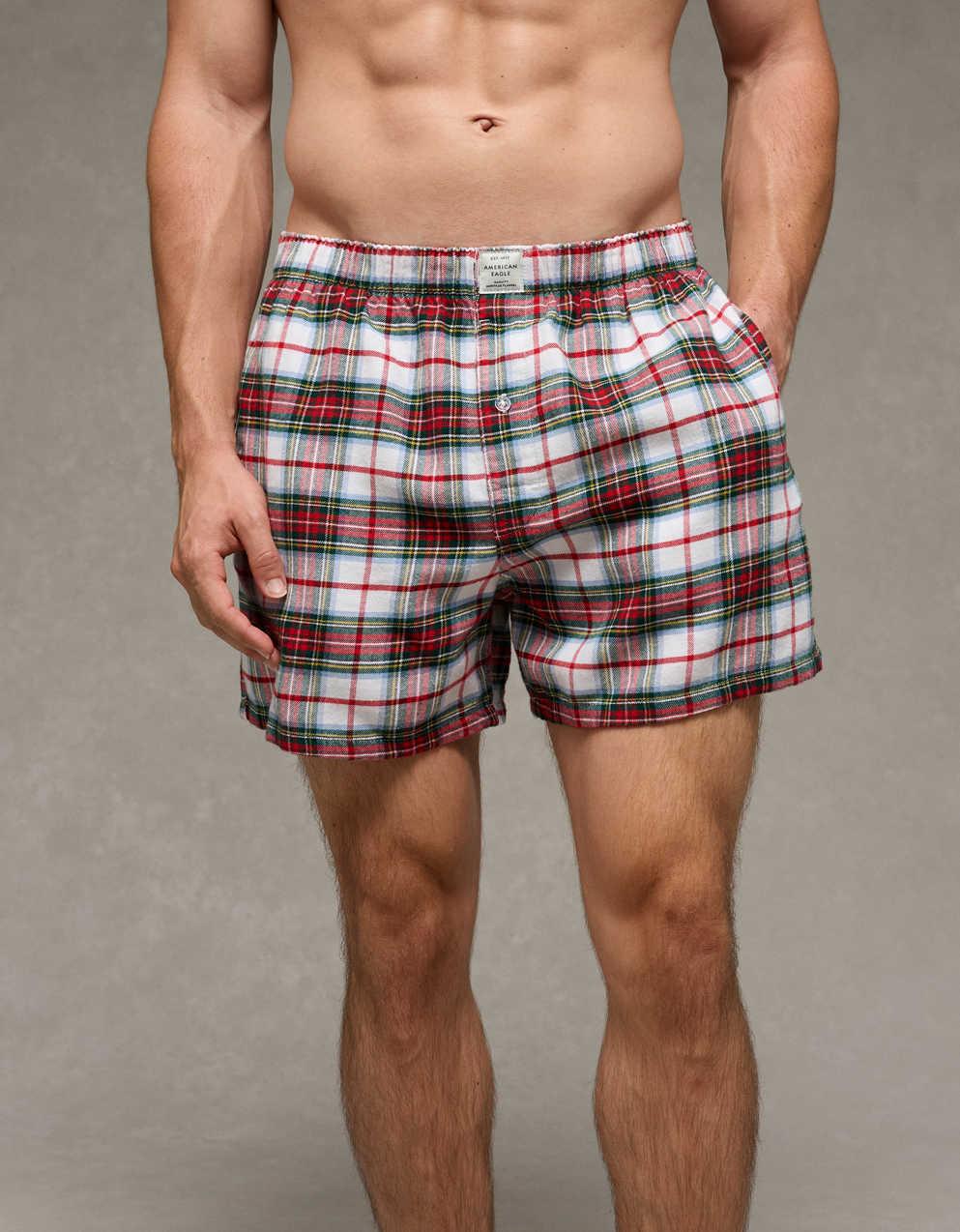 AEO Plaid Pocket Boxer Short