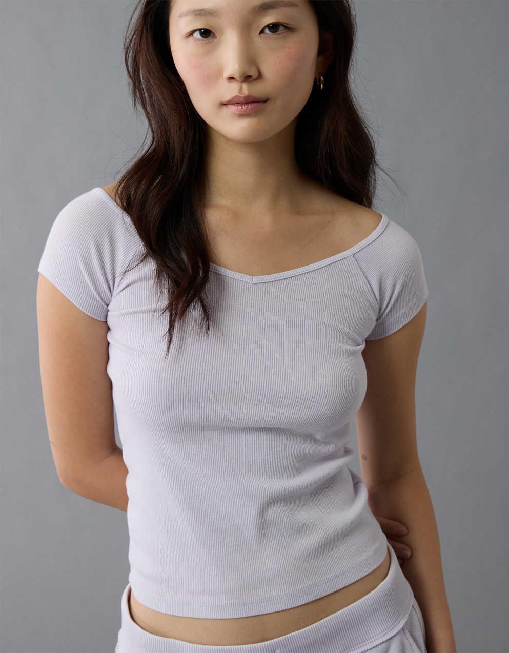 AE Saltwash V-Neck Baby Tee