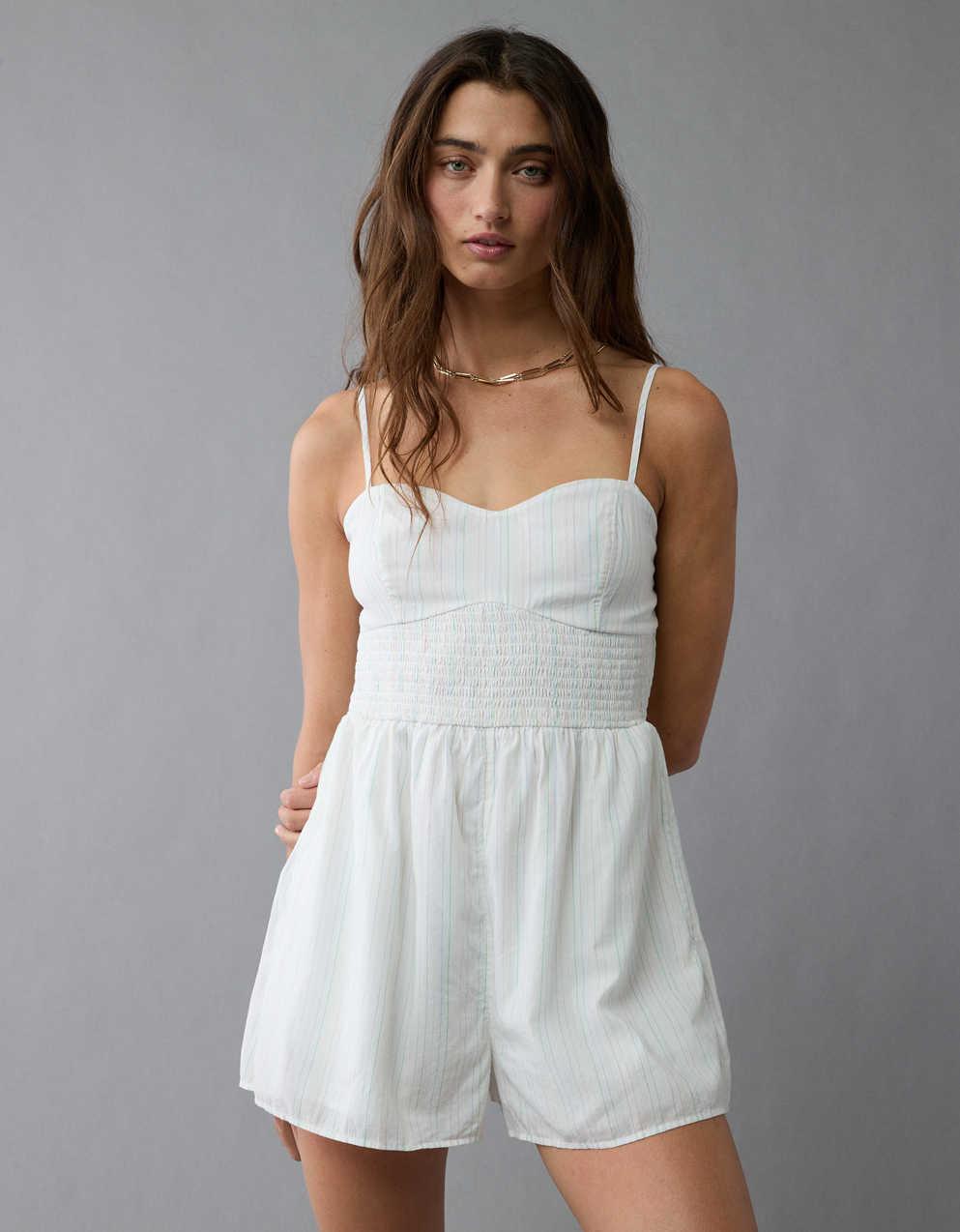 AE Pride Corset Striped Romper