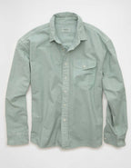 AE Relaxed Oxford Button-Up Shirt