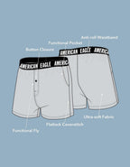 AEO Men's Flamingos Ultra Soft Pocket Boxer Short