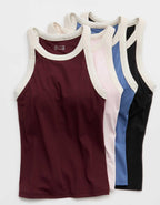 OFFLINE By Aerie Real Me Ringer High Neck Tank Top