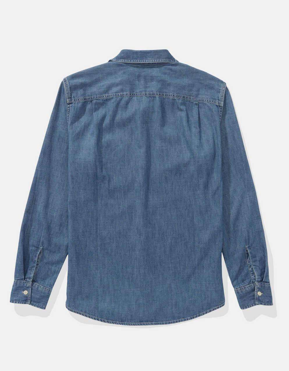 AE Long Sleeve Denim Shirt