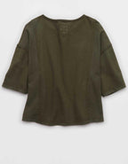 Aerie Unwind Waffle T-Shirt