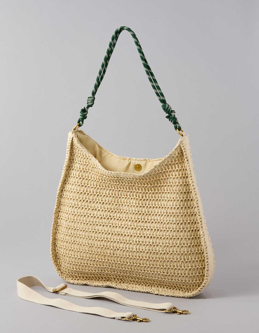 AE Raffia Tote Bag