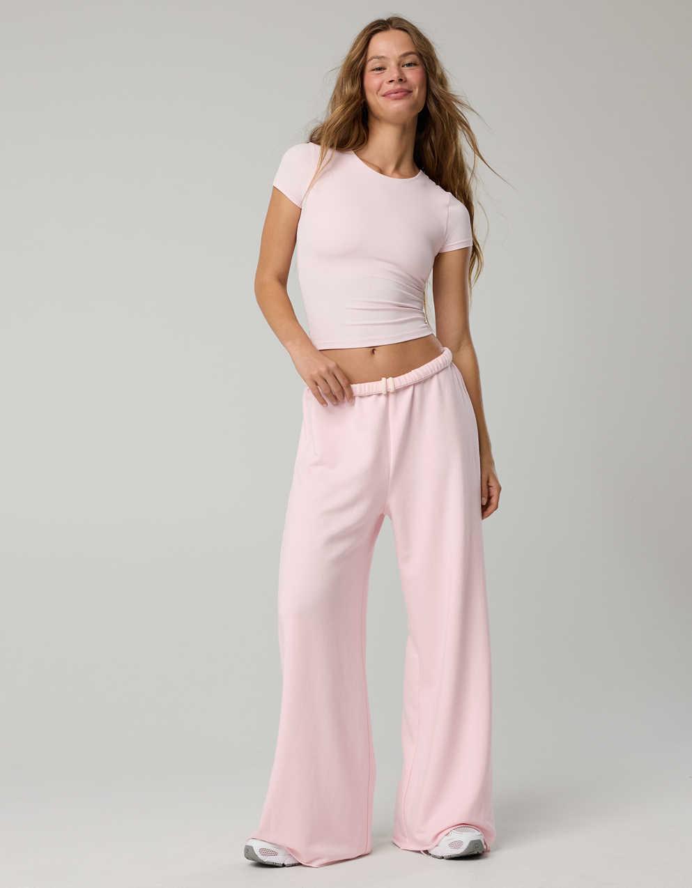 OFFLINE By Aerie OTT Fleece Super Wide Leg Pant