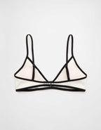 Aerie Skinny Strap Voop Ribbed Bikini Top